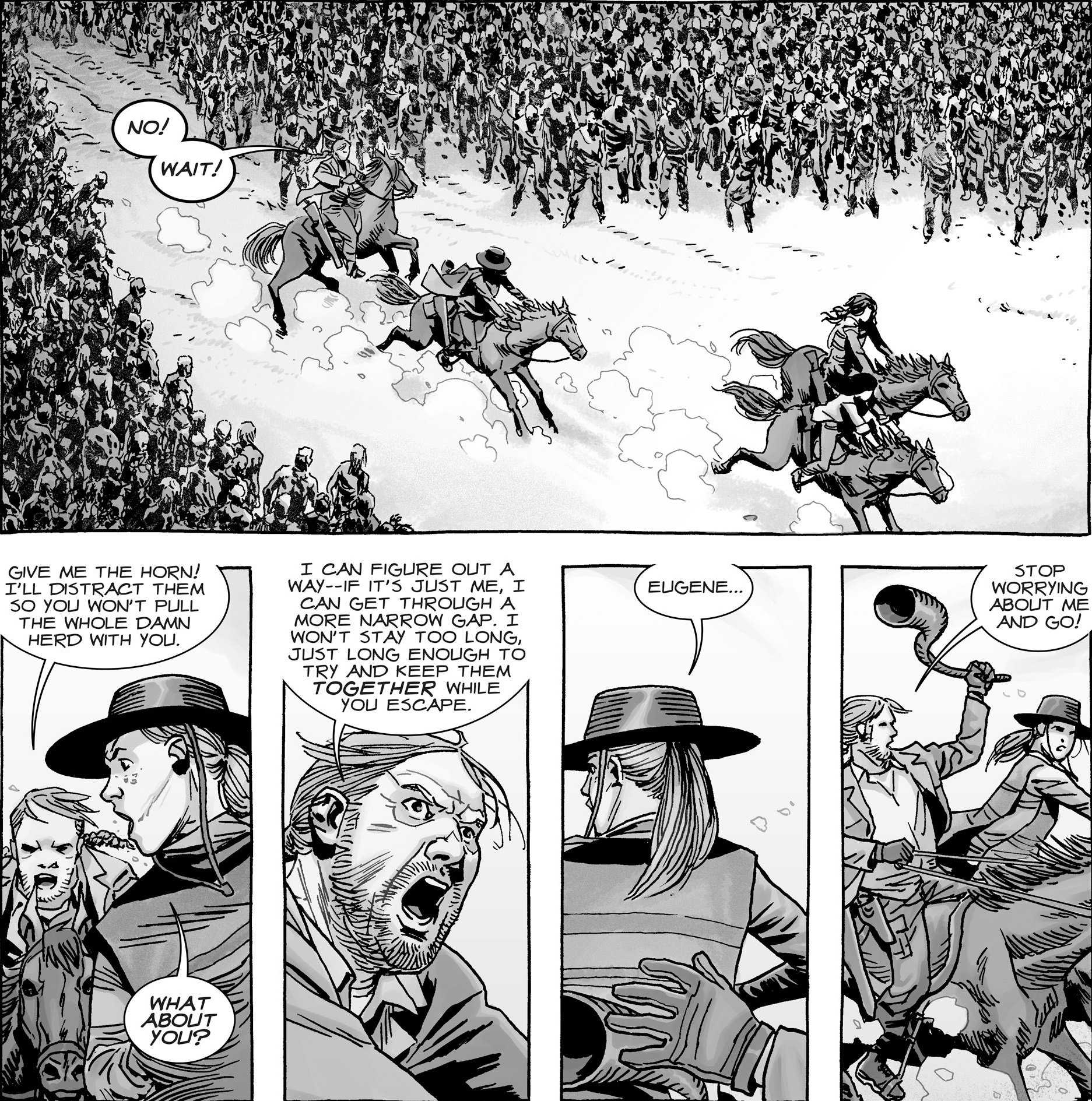 Одного из главных героев «Ходячих мертвецов» укусили в новом номере - фото 3