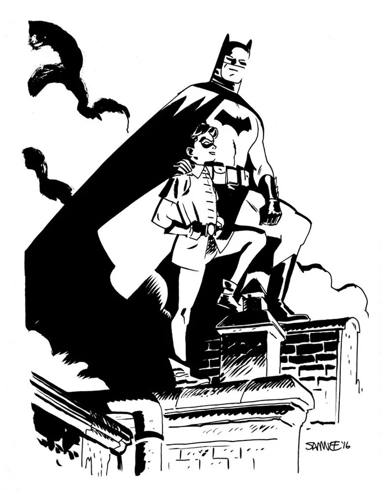 Супергерои Marvel и DC в рисунке Криса Сомни - фото 2