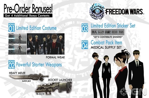 Freedom Wars разгорится в Европе в конце октября - фото 1