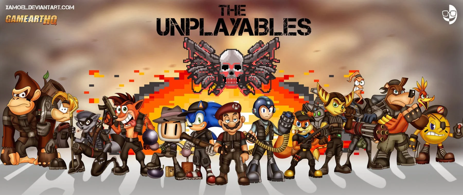 The Unplayables! от чилийского дуэта [**Xamoel**](http://xamoel.deviantart.com/)