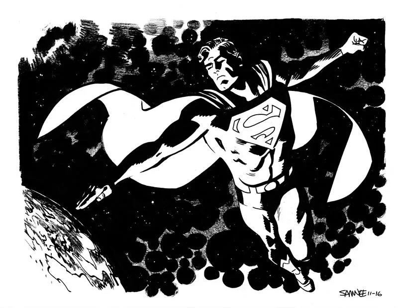 Супергерои Marvel и DC в рисунке Криса Сомни - фото 17
