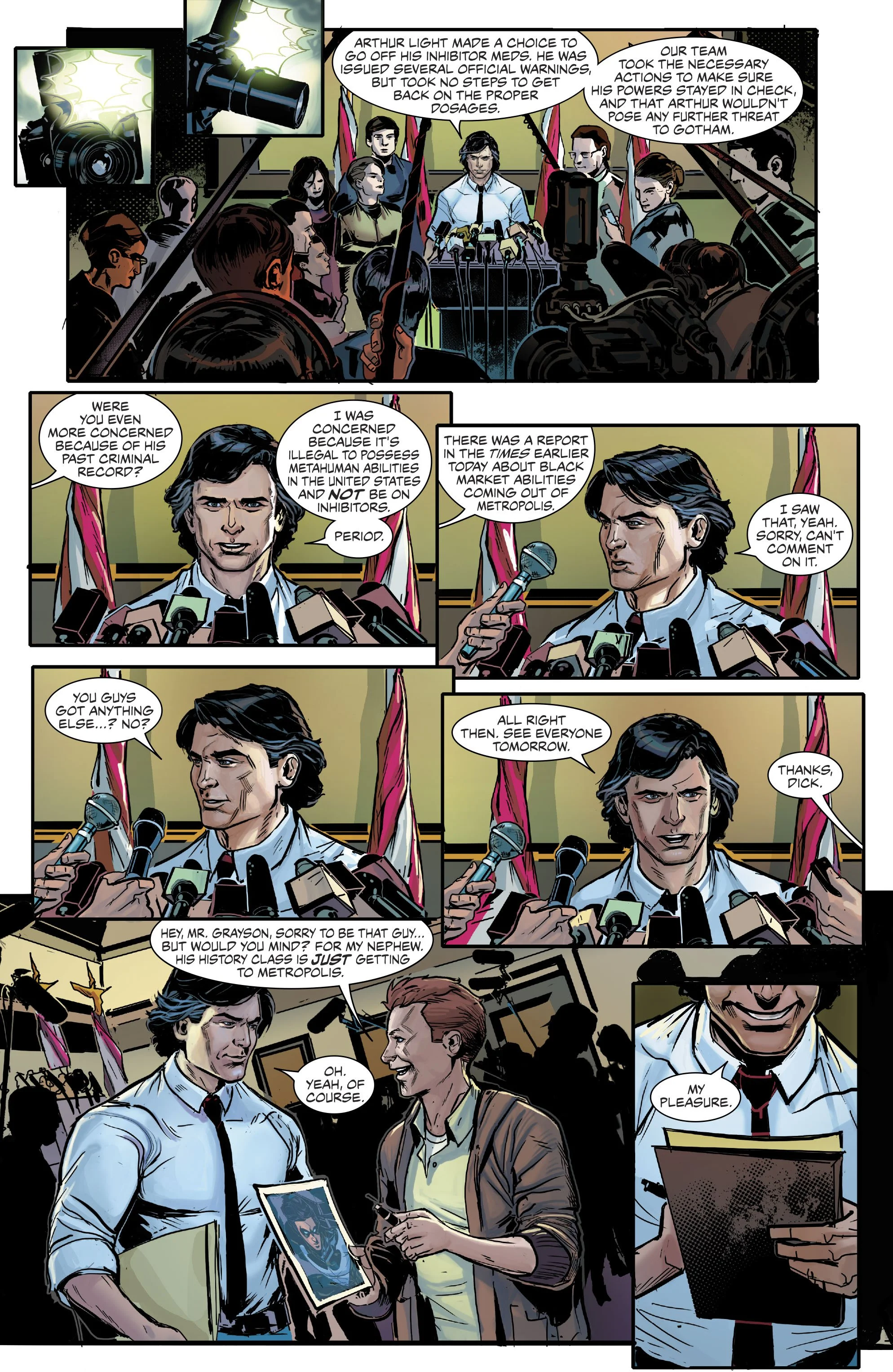 В мире комикса Nightwing: The New Order суперспособности вне закона - фото 3