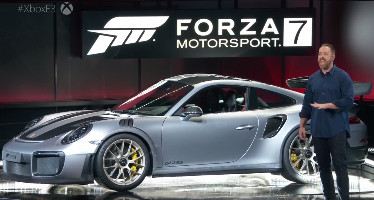 Forza Motorsport 7 и Porshe 911 на конференции Microsoft на E3 2017 - изображение 1 Forza Motorsport 7 и Porshe 911 на конференции Microsoft на E3 2017 - фото 1
