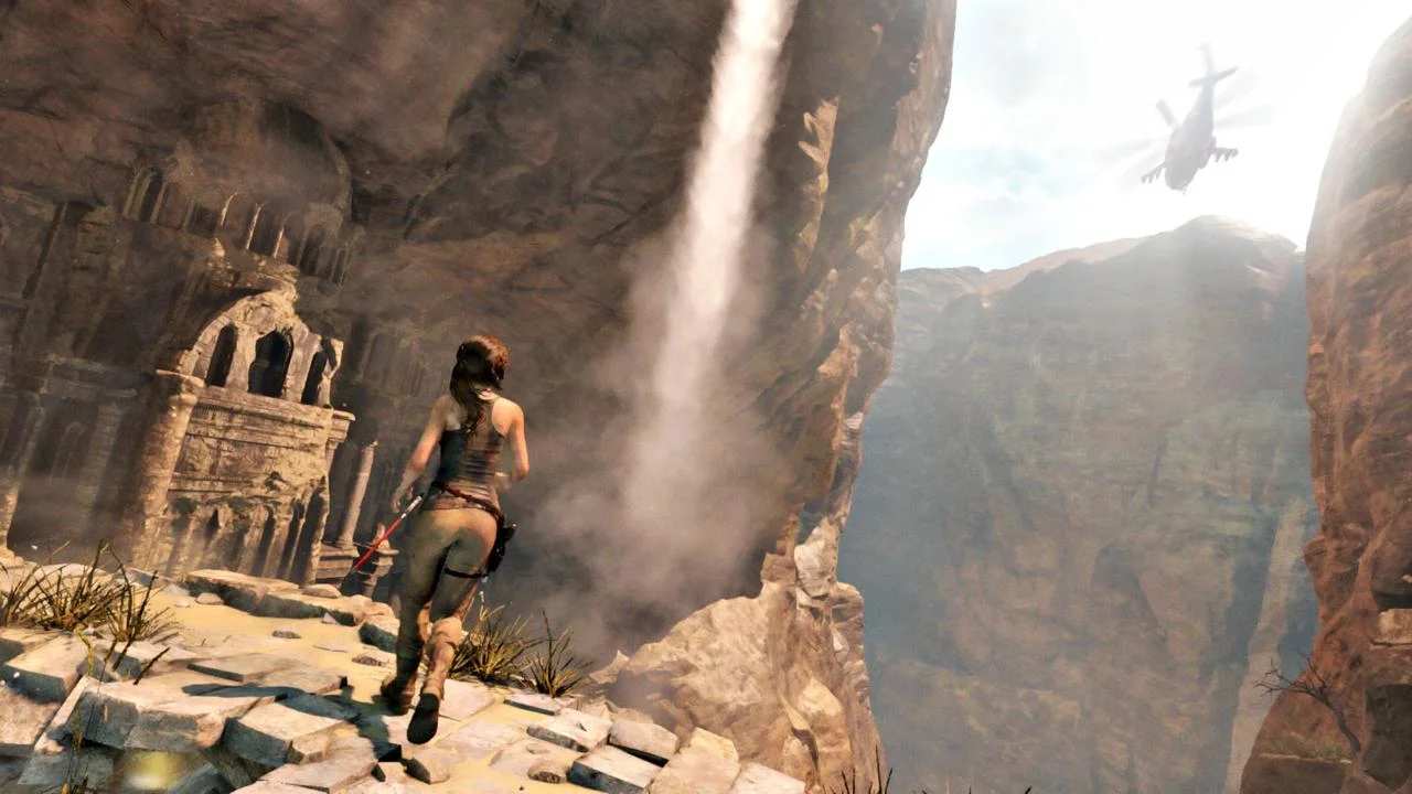 Галерея: Rise of the Tomb Raider — медведь, холод и горы - фото 1