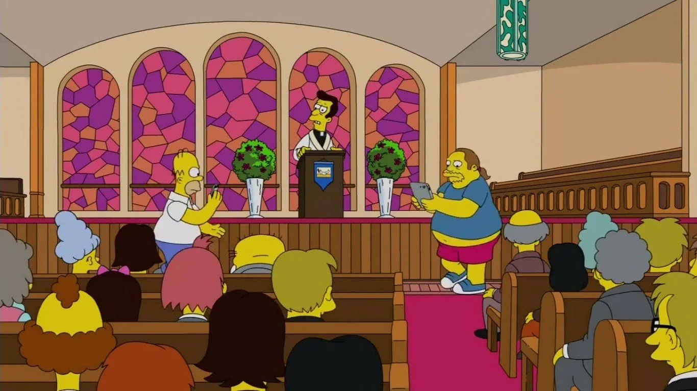 Гомер ловит покемонов прямо в церкви в новом эпизоде «Симпсонов» - фото 1