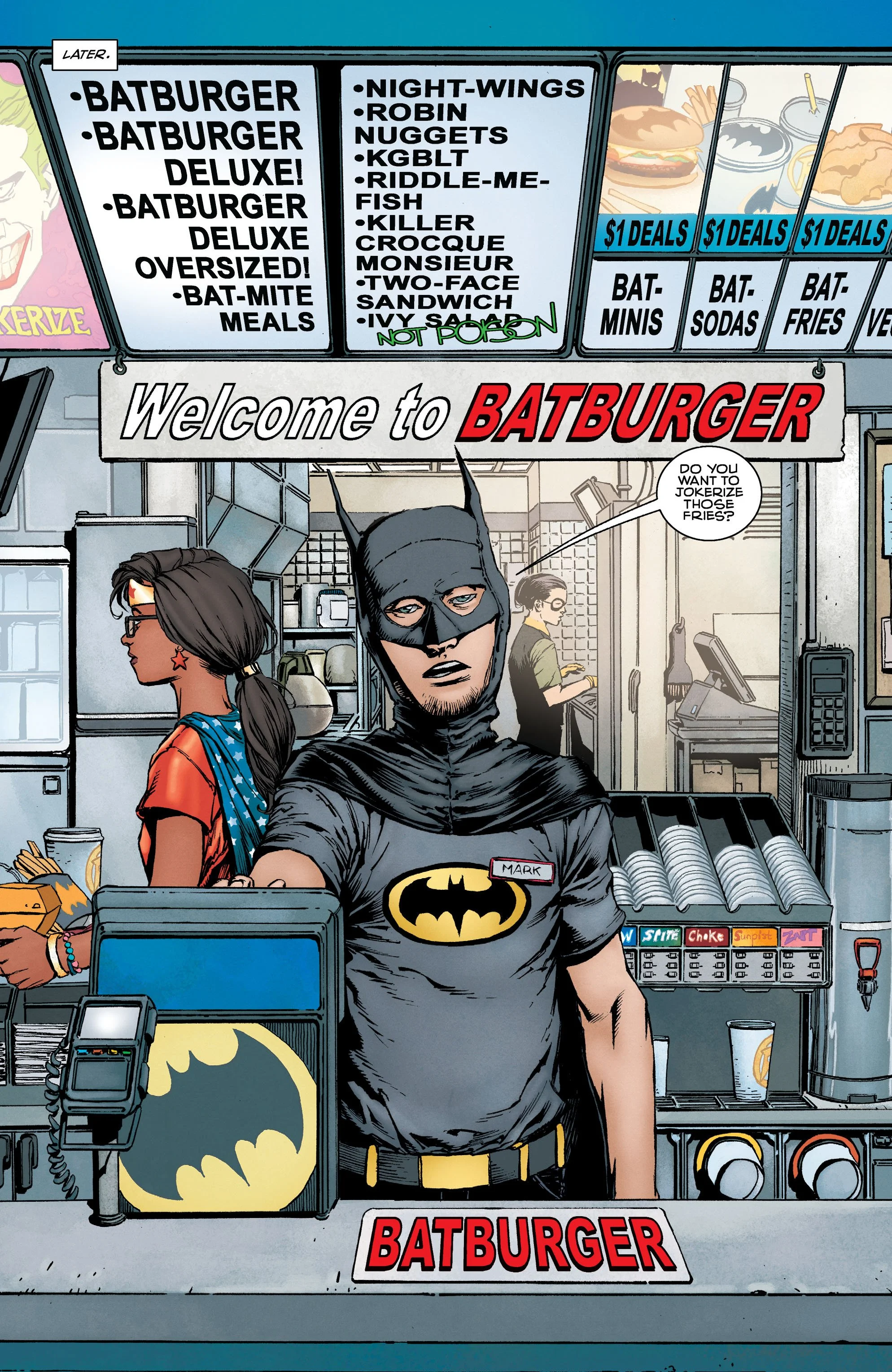 Бэт-фастфуд появился в новом номере серии Batman - фото 1