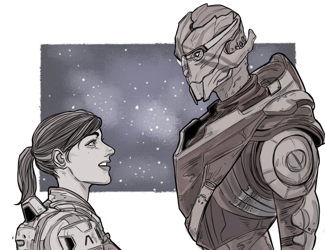 Прекрасные фанарты по Mass Effect: Andromeda скрасят ваше ожидание - фото 12