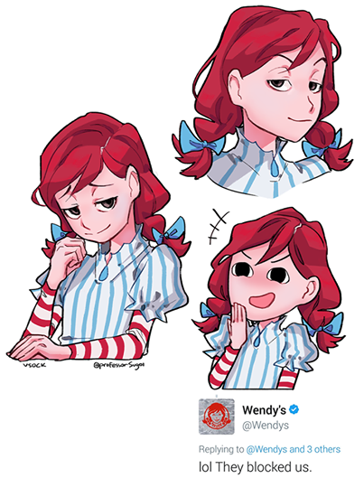 SMM от бога: как рыжая бестия из Wendyʼs высмеивает конкурентов - изображение 3 SMM от бога: как рыжая бестия из Wendyʼs высмеивает конкурентов - фото 3