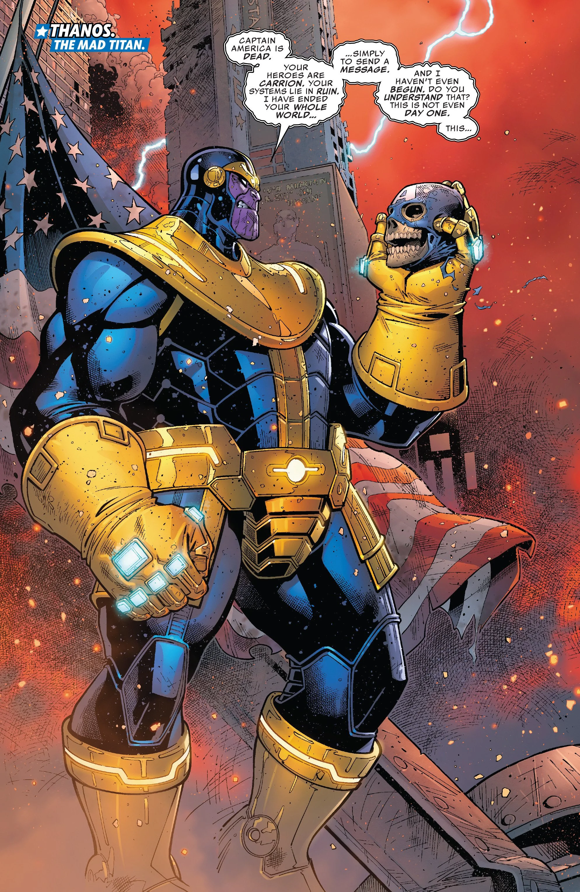 В новом номере U.S.Avengers показали еще один Конец Света из-за Таноса - фото 1