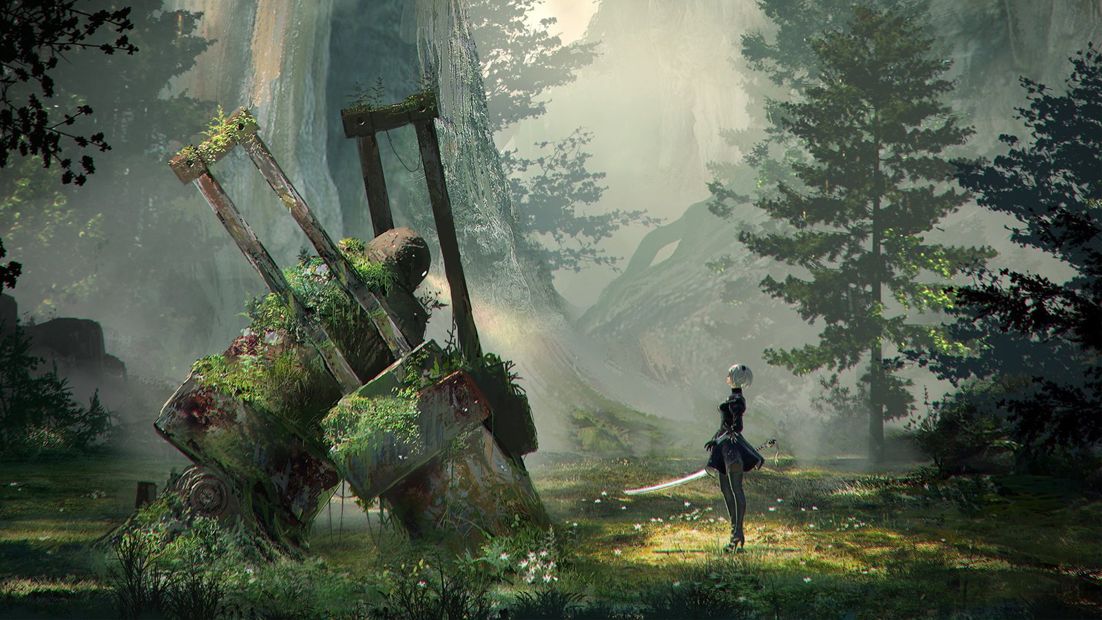 После первого прохождения NieR: Automata появляется сообщение от PR-отдела Square Enix. Мол, пройдите игру еще раз, вы еще столько не видели! Этому легко не придать значения, если не знать, сколько на самом деле осталось. А осталось много — не меньше половины. Дальше я постараюсь объяснить, насколько глубоко забирается NieR: Automata, ничего не проспойлерив. <br />Если вам важен сам факт сюрприза — не читайте. Остановитесь прямо сейчас. 