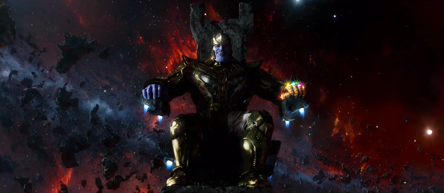 Танос на своем троне