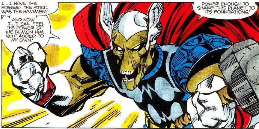 Кто в комиксах поднимал молот Тора? - фото 3