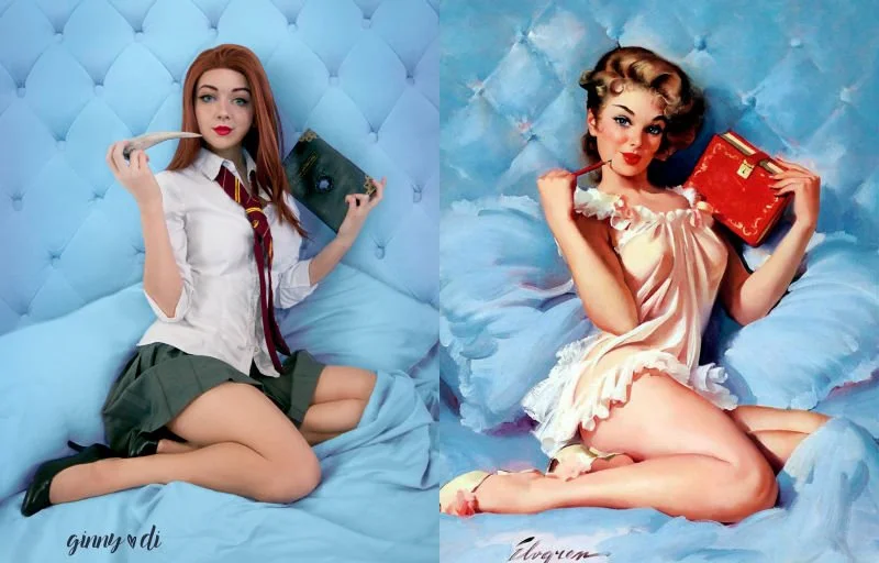 Косплей дня: персонажи «Гарри Поттера» в стиле Pin Up - изображение 2
Косплей дня: персонажи «Гарри Поттера» в стиле Pin Up - фото 2