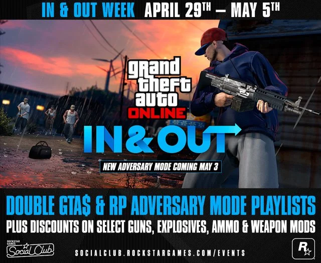 Rockstar анонсировала новый режим и неделю бонусов в GTA Online - фото 1