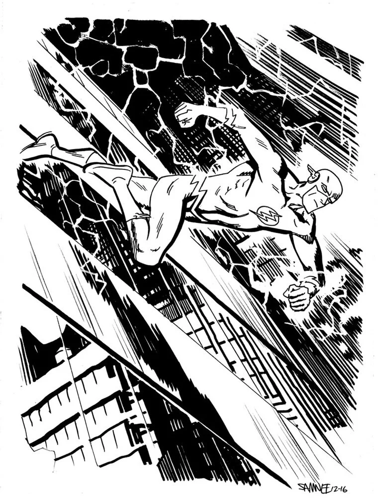 Супергерои Marvel и DC в рисунке Криса Сомни - фото 12