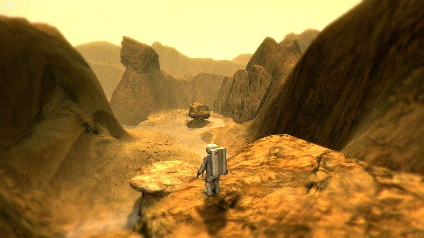 Длительный межпланетный полет завершился жесткой посадкой: американский астронавт с немного смешными пропорциями тела растерянно оглядывается по сторонам. Жизни здесь нет. И экипаж пропал. Во все стороны вплоть до самого горизонта – пустые и унылые пейзажи. Но недолгие скитания по окрестностям открывают шокирующую правду: эта планета уже давно колонизирована!