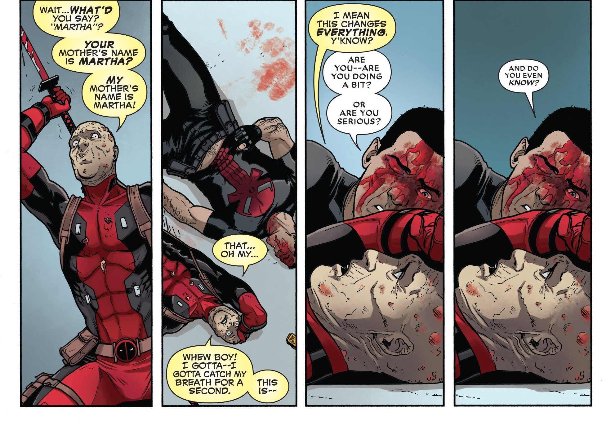 Марта дружботворящая: Дэдпул и Каратель помирились благодаря шутке - фото 1