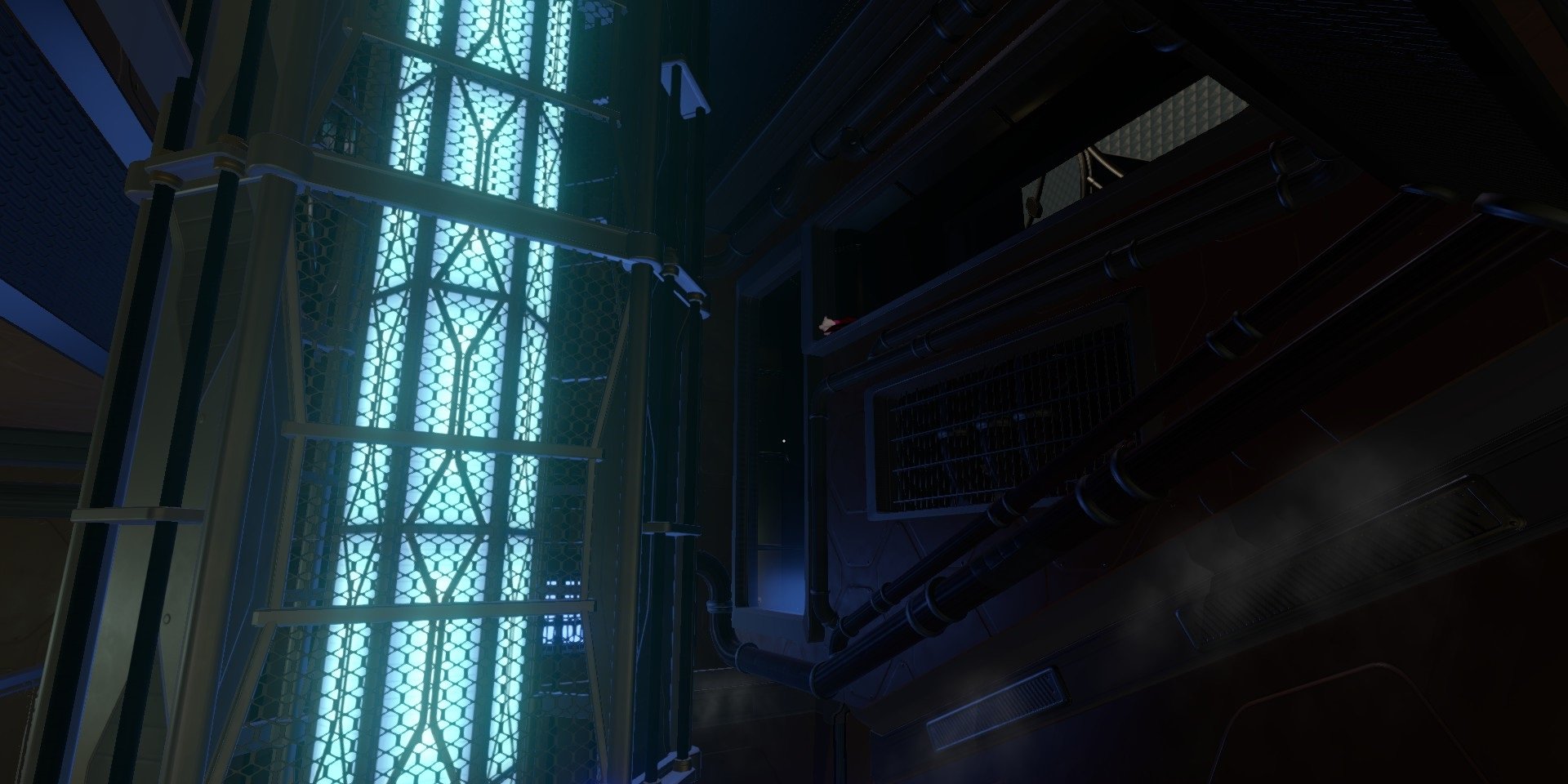 Один человек, шесть голографических призраков и пустая космическая станция — осталось добавить 65daysofstatic и перед нами идеальная формула для методичного уединения в бескрайней черной материи.