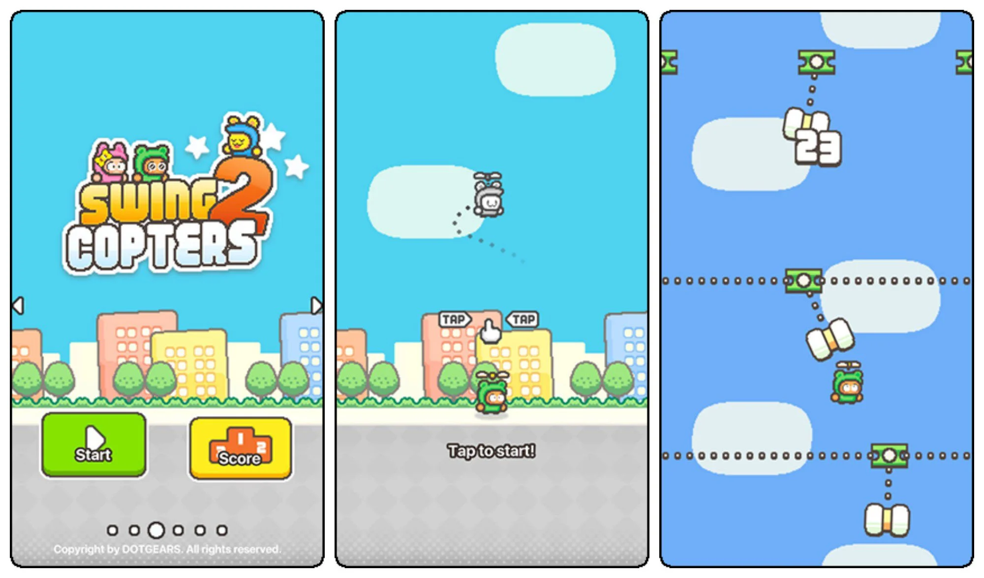 Автор Flappy Bird выпустил новую «убейся-игру» – Swing Copters﻿ 2 - фото 1