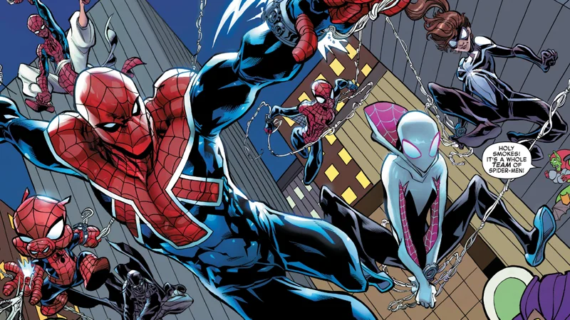 Хряк-Паук, Гвен-Паук и британский Человек-Паук в Spiderverse