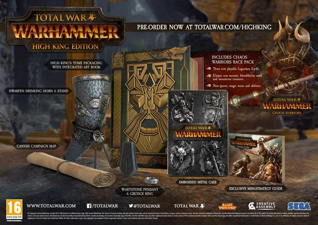 Total War: Warhammer обзавелась точной датой релиза и коллекционкой - фото 1