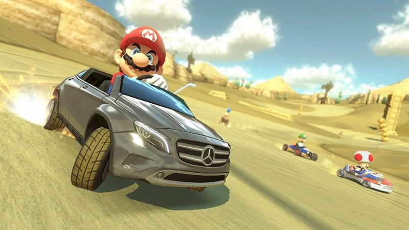 Mercedes использует Марио для рекламы нового автомобиля - фото 1