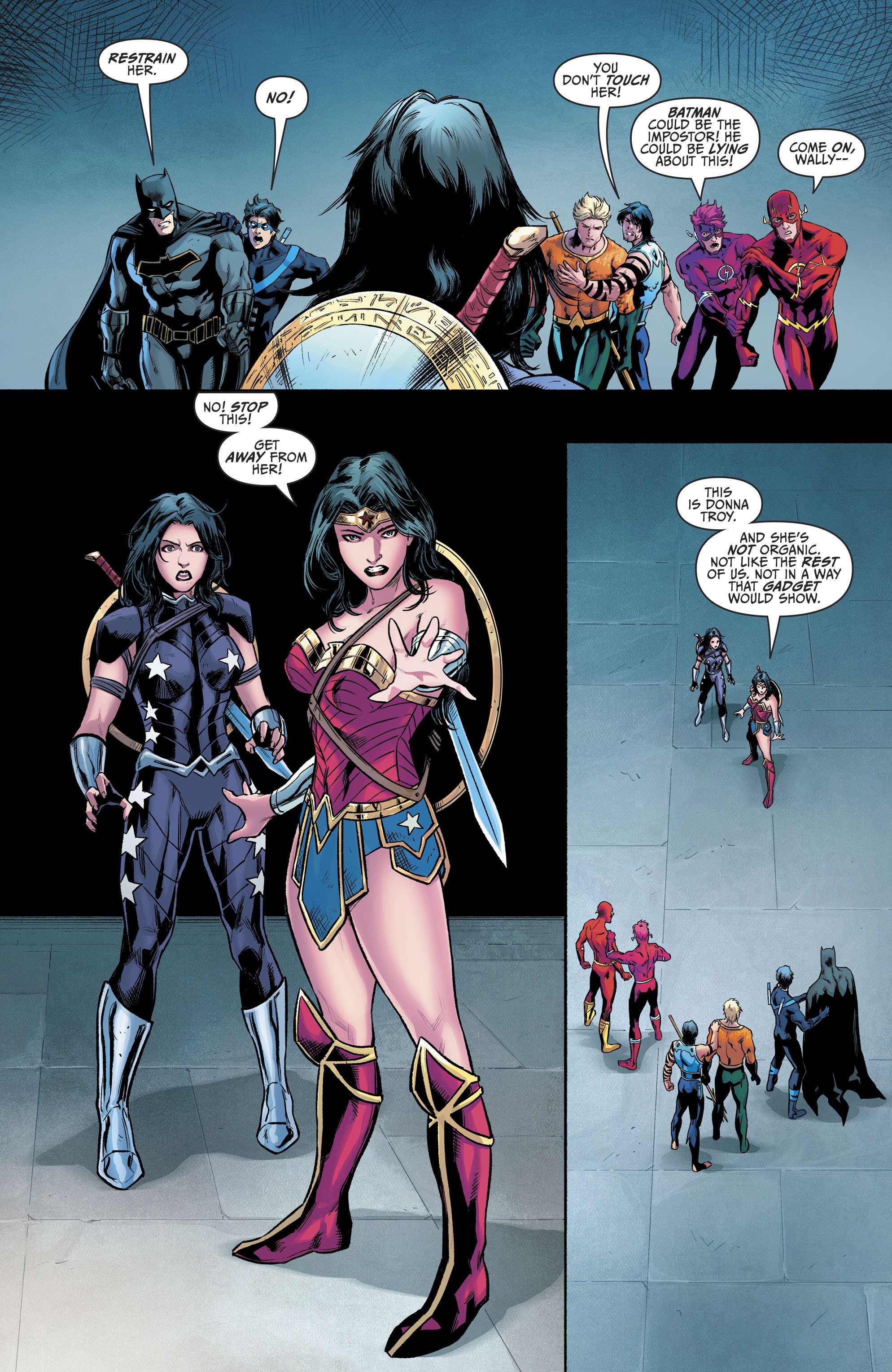 Бэтмен, Аквамен, Флэш и Чудо-женщина встретились со своими протеже - изображение 5 Бэтмен, Аквамен, Флэш и Чудо-женщина встретились со своими протеже - фото 5