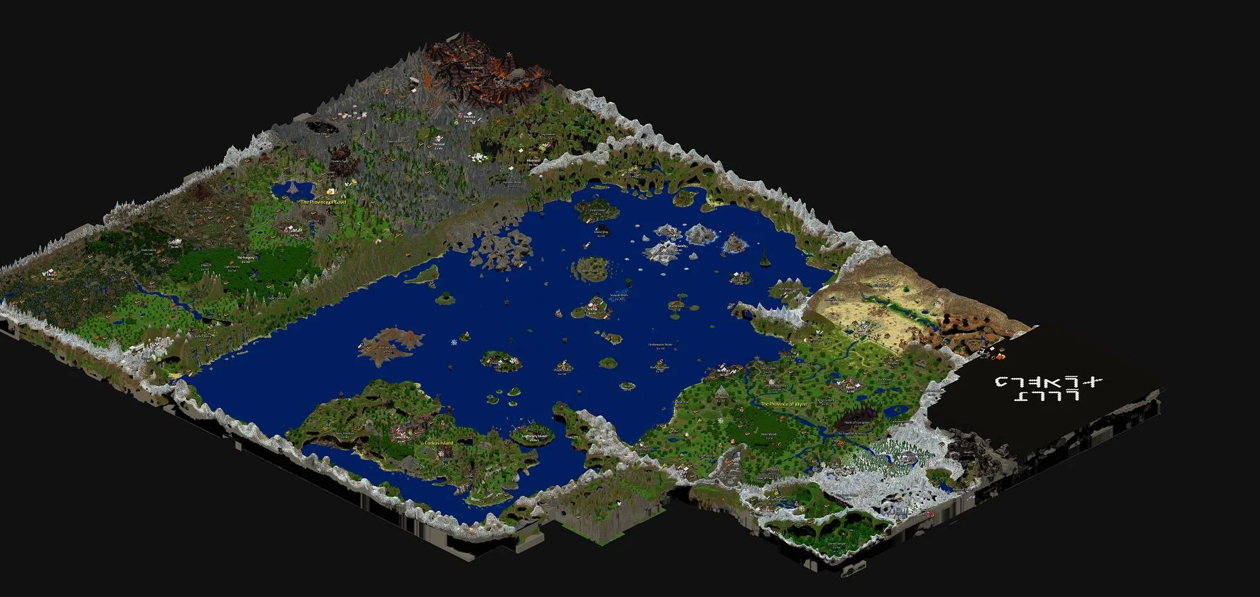 22 млн кубов! Гигантская MMO, которая полностью сделана в Minecraft - фото 1