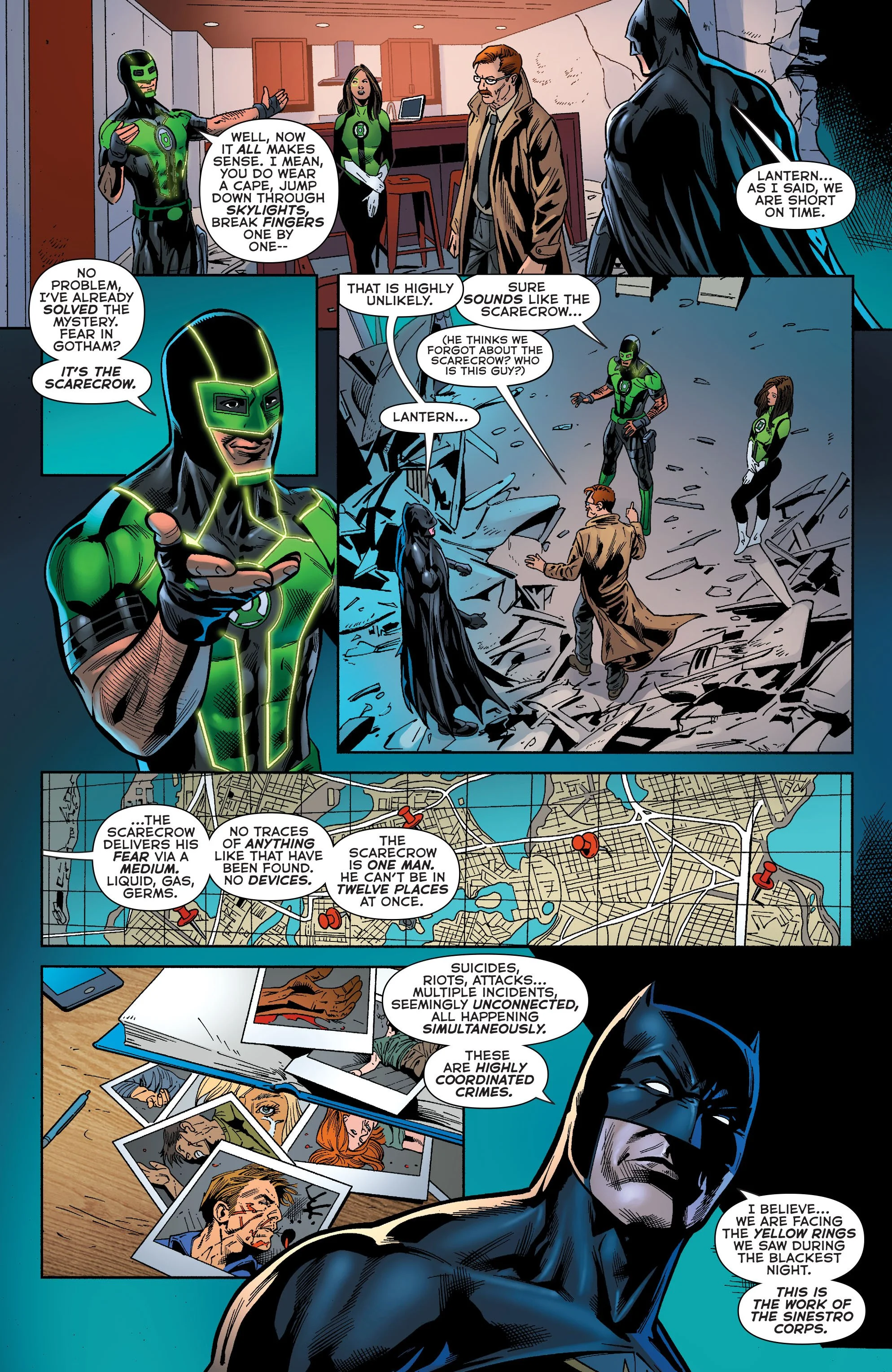 Бэтмен попросил помощи у Зеленых Фонарей - фото 2