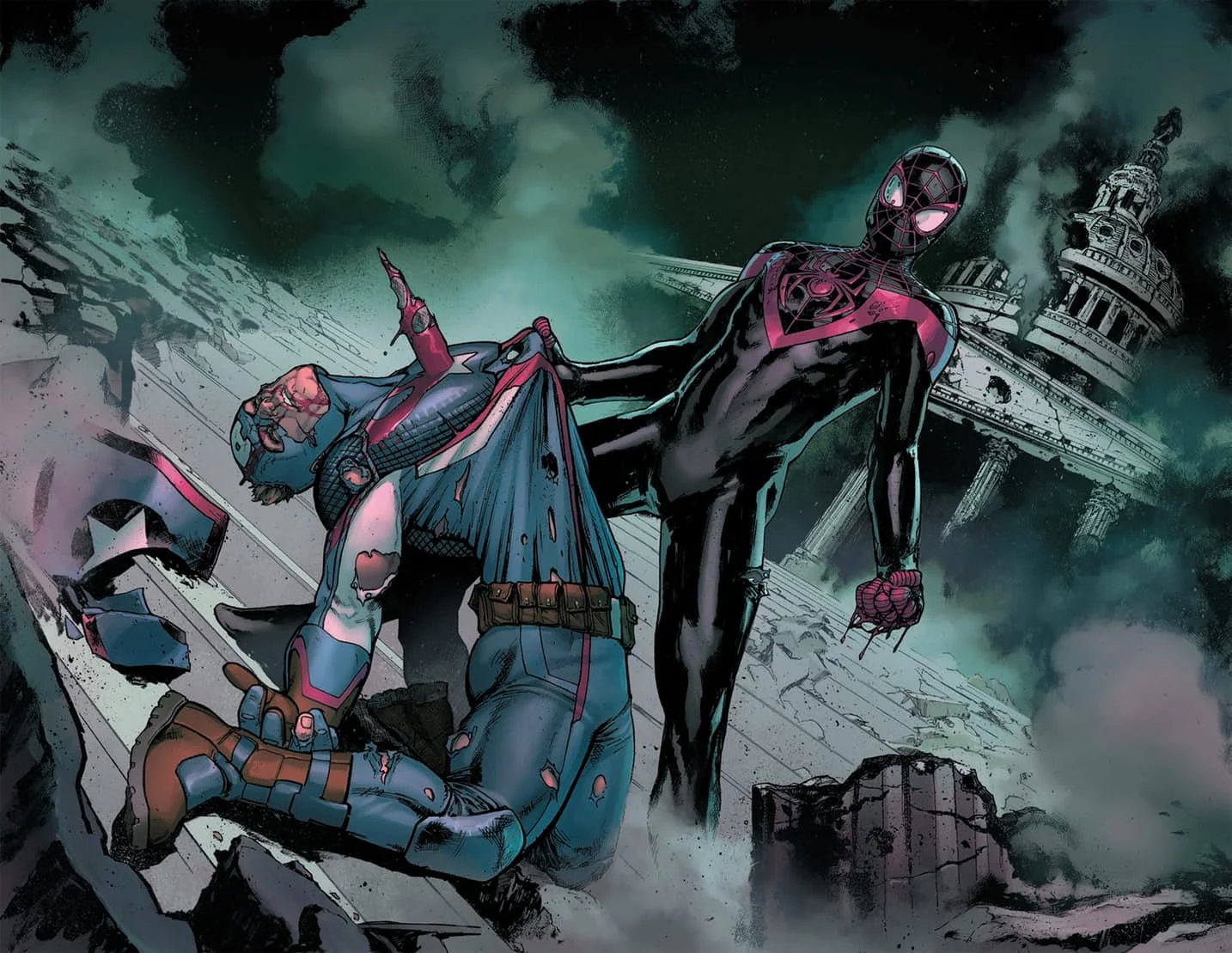 Черный Человек-Паук убьет Капитана Америка во второй «Гражданке»? - фото 2