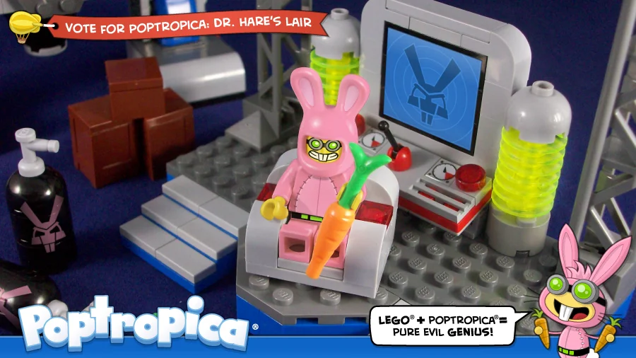 Poptropica: Dr. Hare's Lair от PopCreators

Схожая судьба ждала и Доктора Зайца из онлайн-игры Poptropica. «Охотники за приведениями» были вне конкуренции
