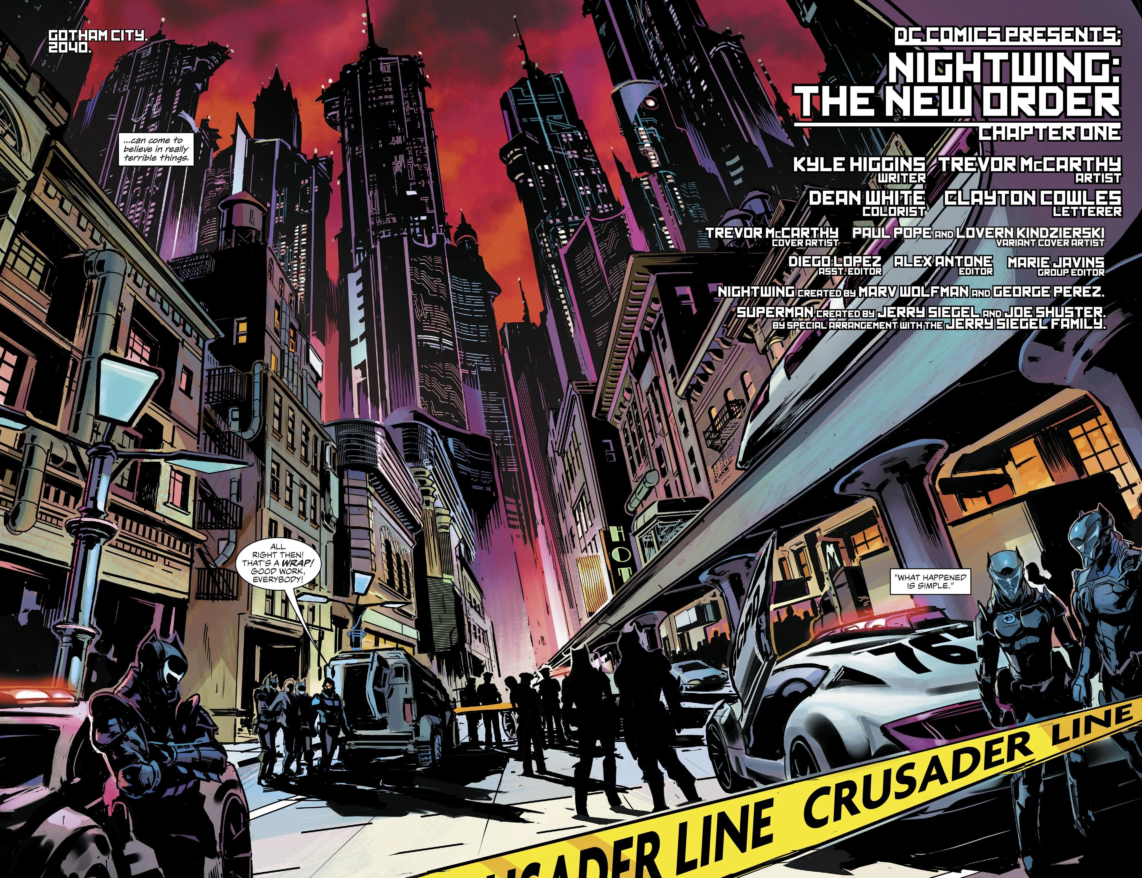 В мире комикса Nightwing: The New Order суперспособности вне закона - фото 2