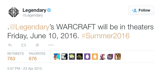 Выход экранизации Warcraft перенесен на три месяца - фото 1