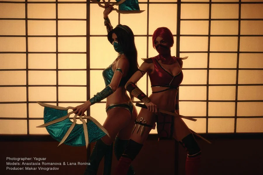 Косплей дня: Китана и Скарлет из Mortal Kombat - фото 10