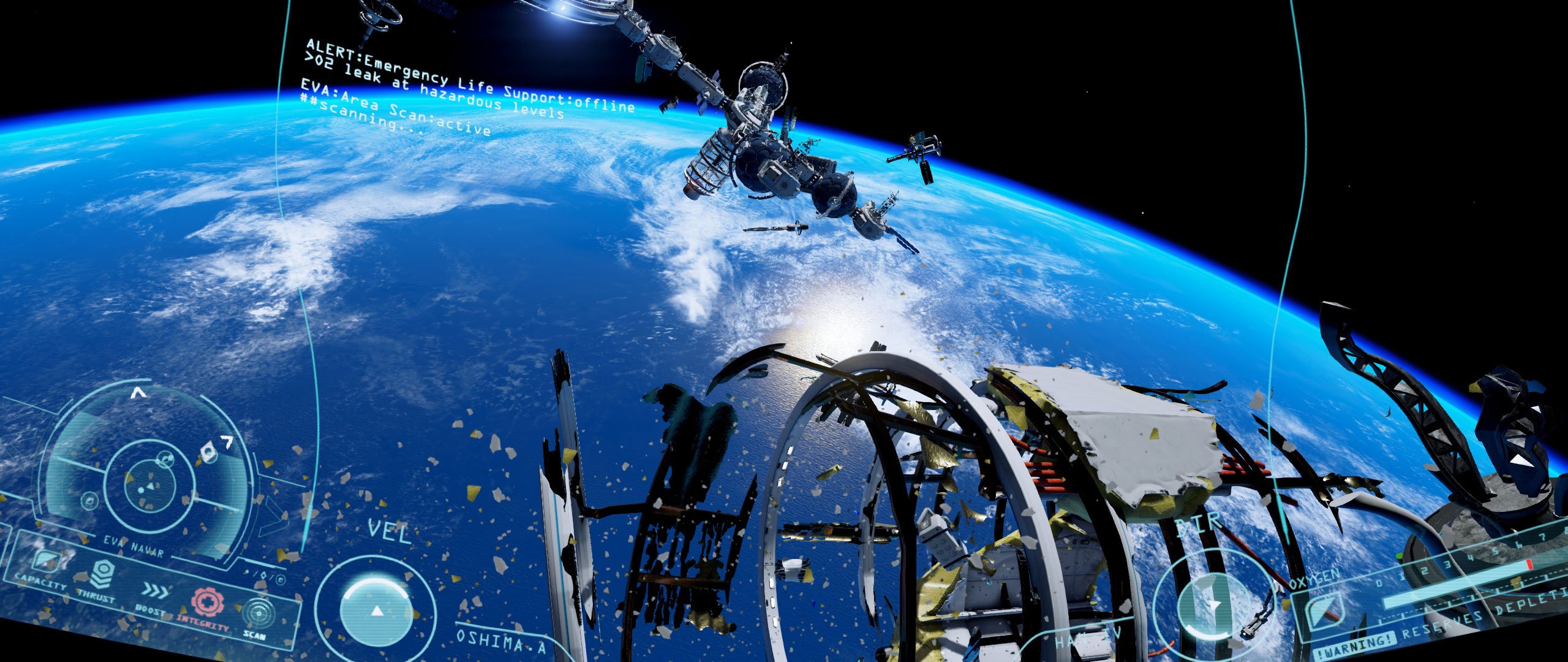 **Атмосфера действительно создана отлично: она давит, заставляет постоянно озираться по сторонам, а идеальная чистота самой станции создает ощущение отчужденности, вам тут не место, здесь все подвластно пустоте.**