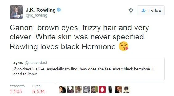 Гермиона станет чернокожей в продолжении «Гарри Поттера» [обновлено] - фото 2
