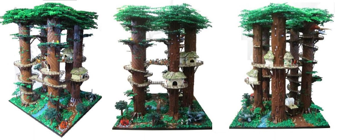 Фанат Star Wars построил собственную деревню эвоков - изображение 1 Фанат Star Wars построил собственную деревню эвоков - фото 1