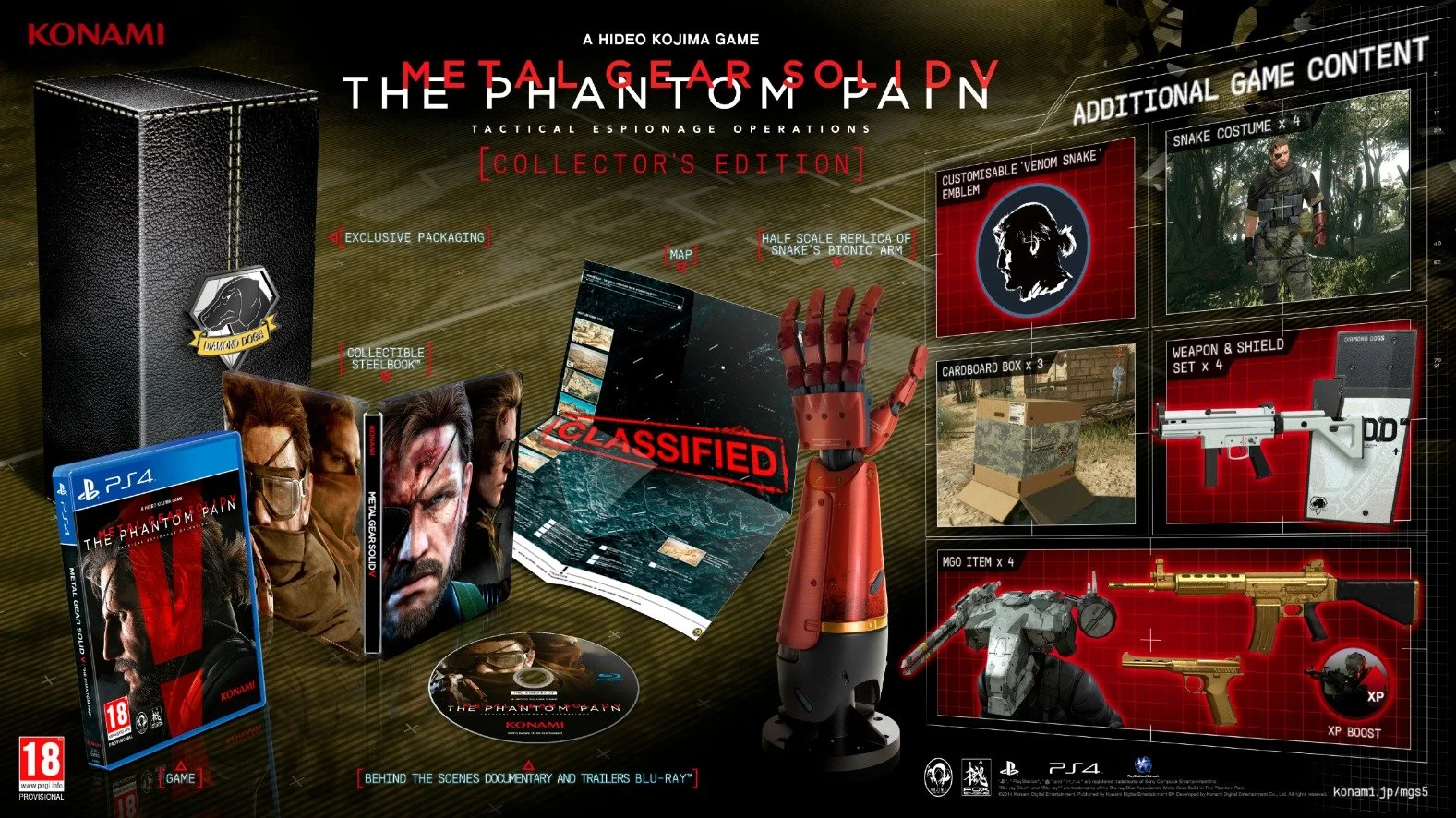 Дата выхода и состав коллекционного издания MGS 5: The Phantom Pain - фото 1
