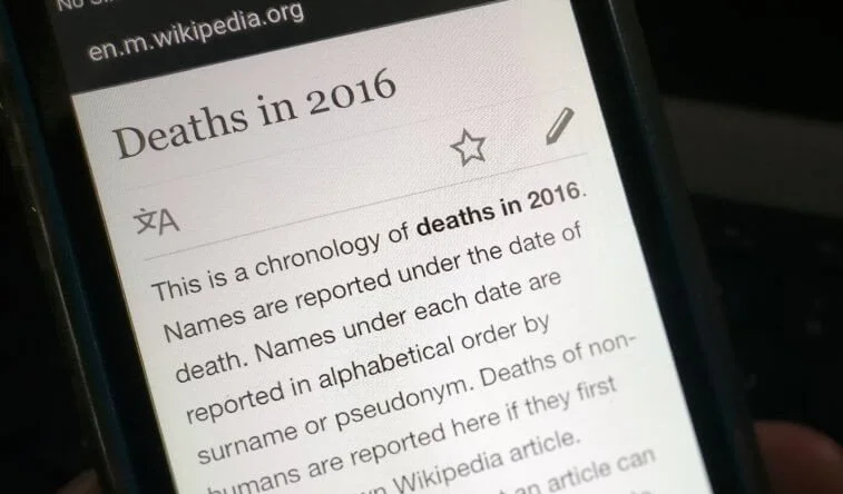 Самые часто редактируемые статьи 2016 года по версии «Википедии» - фото 1