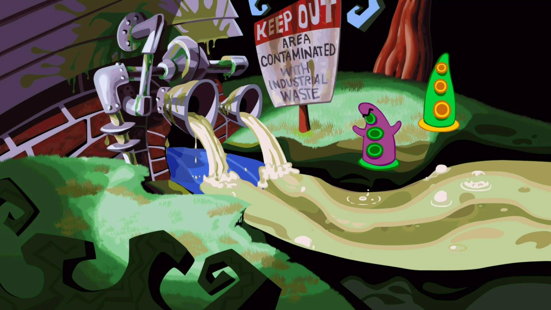 Первые картинки ремастера Day of the Tentacle - фото 6