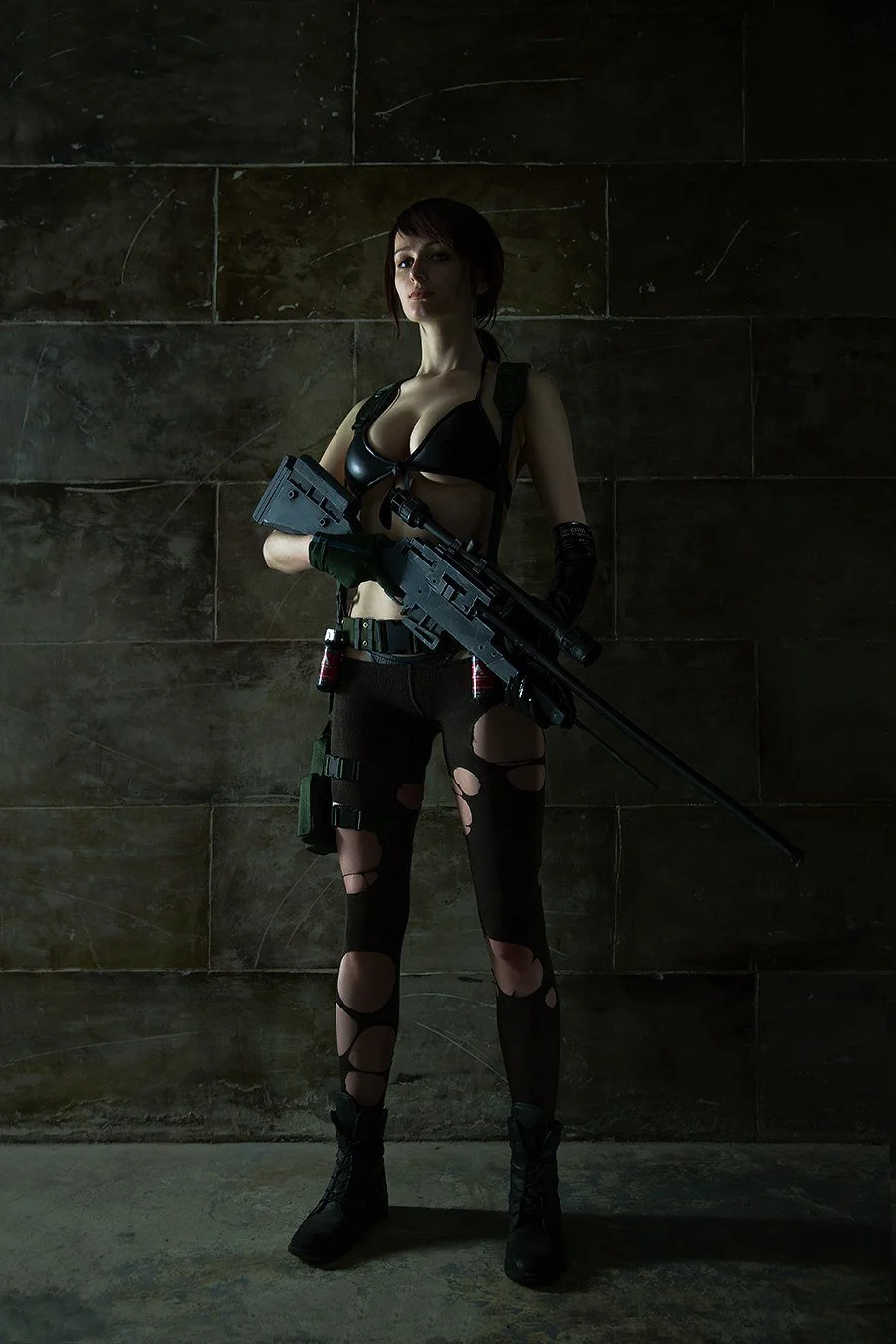 Аутентичный косплей Квайет из Metal Gear Solid 5 - фото 1