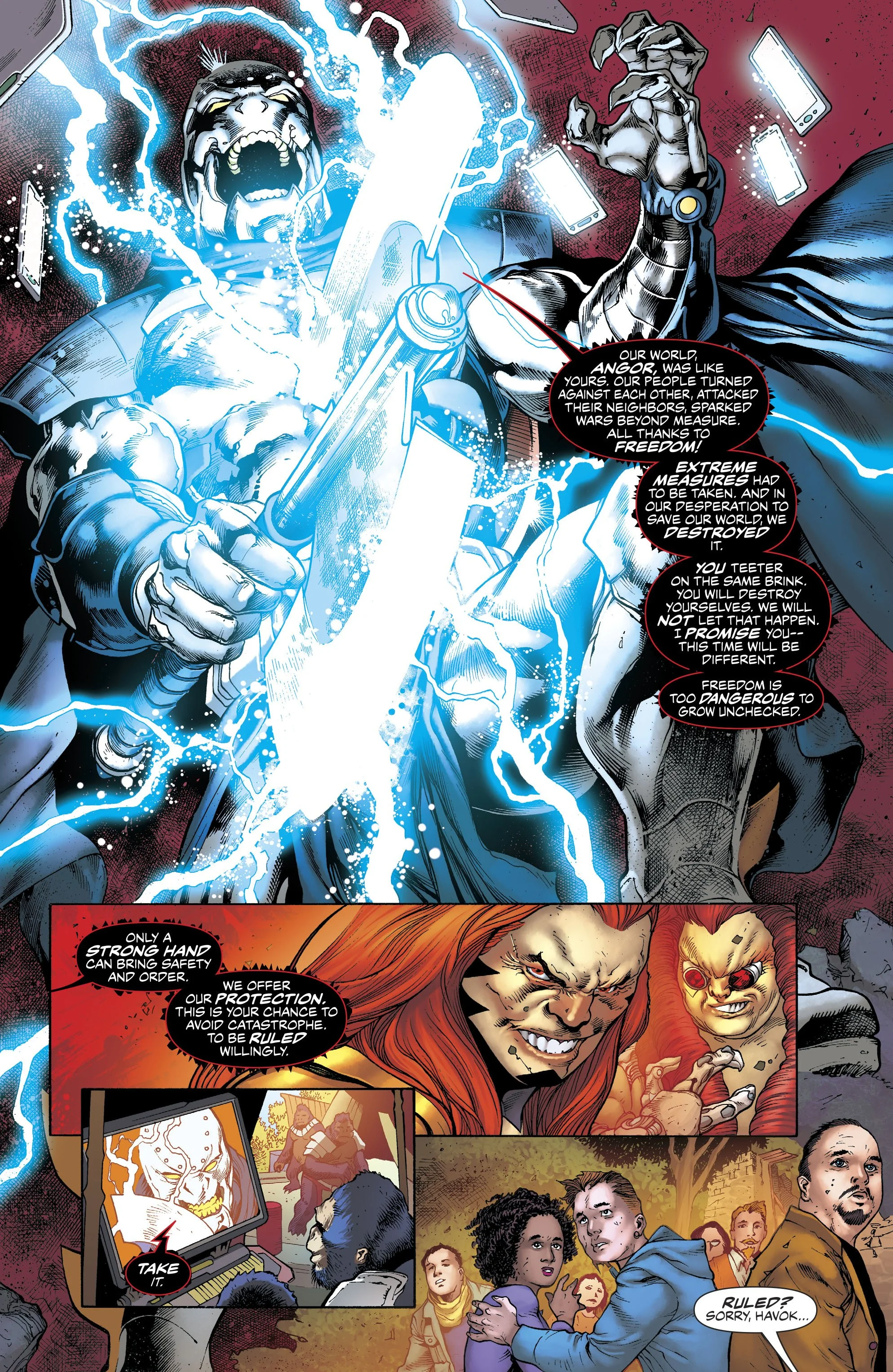 Бэтмен и его Лига Справедливости против захватчиков из другого мира - фото 2
