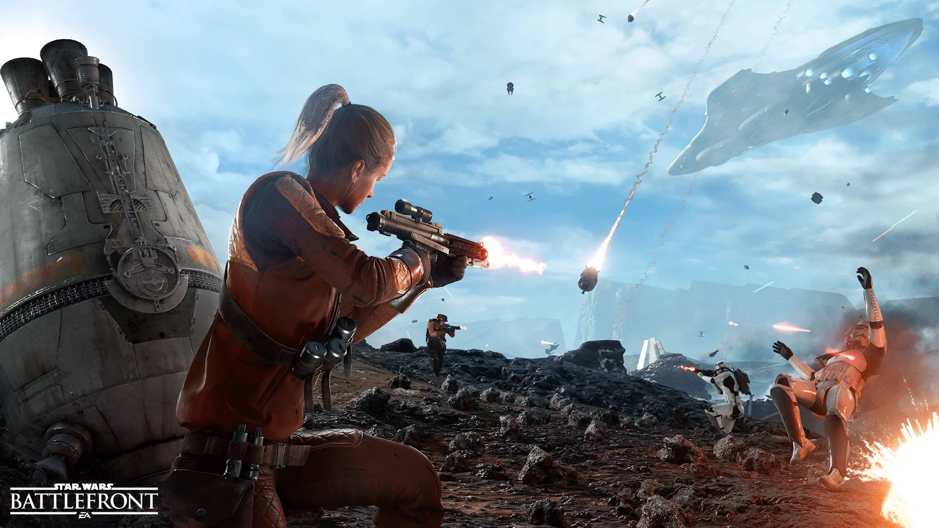 Разработчики Star Wars Battlefront рассказали о режиме Drop Zone - фото 1