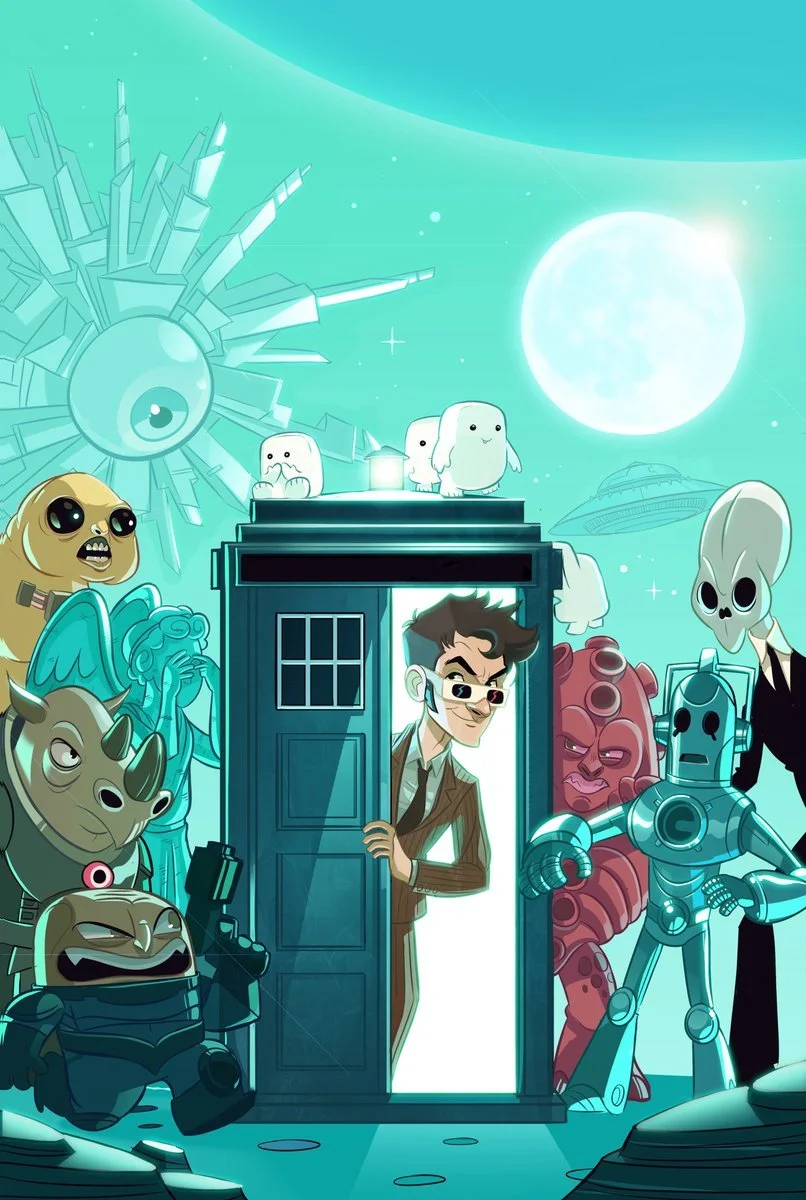 Четыре потрясающих Доктора на обложках комиксов «Доктор Кто» - фото 3