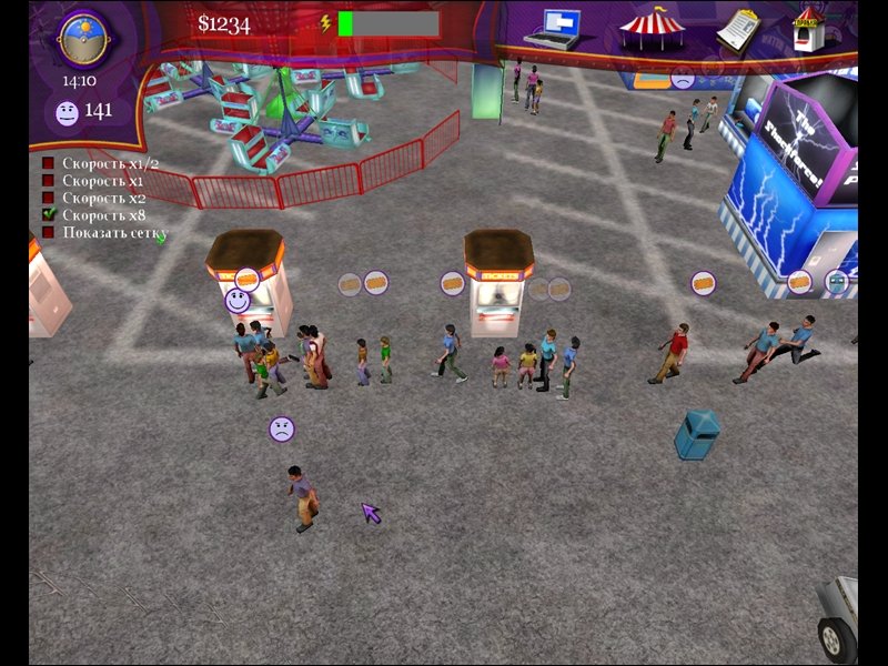 Скриншоты для игры Парк аттракционов Ride. Carnival Tycoon.