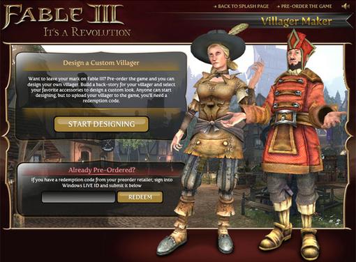 На сайте игры Fable III появилась возможность создать своего жителя виртуальной страны. Для этого нужно выбрать его .... - Изображение 1 На сайте игры Fable III появилась возможность создать своего жителя виртуальной страны. Для этого нужно выбрать его .... - Изображение 1