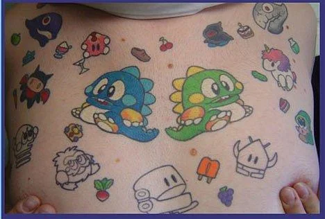 Татуировки фанатов видеоигр
