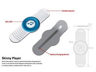 Устройство под названием Skinny Player приклеивается к коже человека и питается от тепла, выделяемого телом.
Тайван ... - Изображение 1 Устройство под названием Skinny Player приклеивается к коже человека и питается от тепла, выделяемого телом.
Тайван ... - Изображение 1