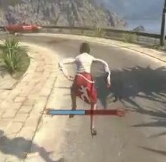 Забавное видео, в котором показана анимация в @[Dead Island](game:806). Игрок, на самом деле, видеть этого не должен - играть-то предлагается с видом от первого лица. Но ролик все равно очень смешной!