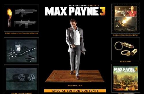 Rockstar Games анонсировала специальное издание шутера Max Payne 3. В комплекте стоимостью $99,99 будут представлены ... - Изображение 1 Rockstar Games анонсировала специальное издание шутера Max Payne 3. В комплекте стоимостью $99,99 будут представлены ... - Изображение 1